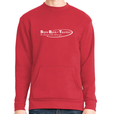 State Bank of Taunton - Unisex Long Sleeve Crew with Pocket Thumbnail